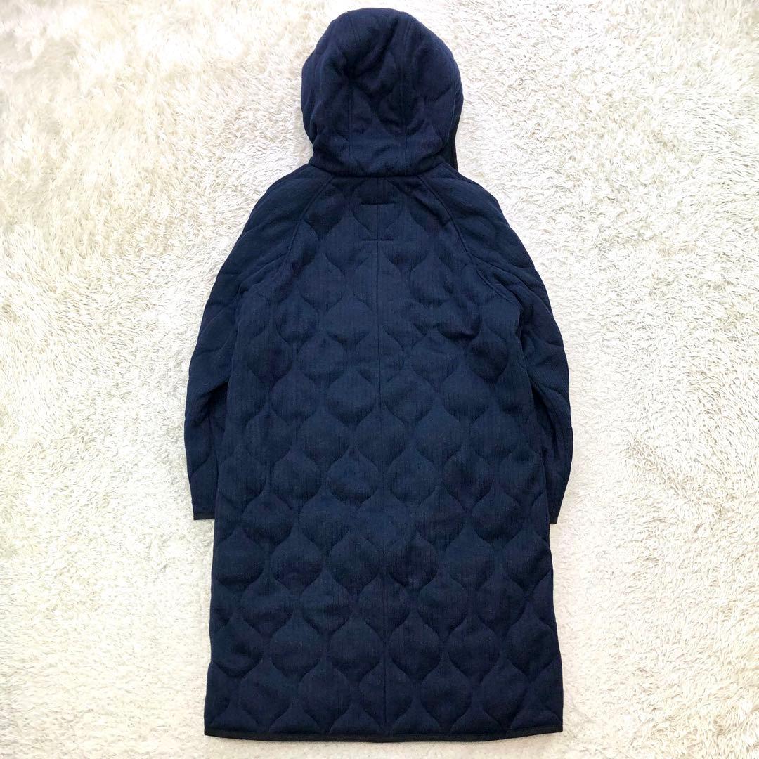 美品 パーリーゲイツ キルティングコート ひょうたんキルト ロング丈 0サイズ