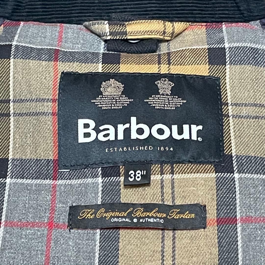 【試着のみ】　Barbour BEAMS バブアー ノンオイル　38 ビデイル