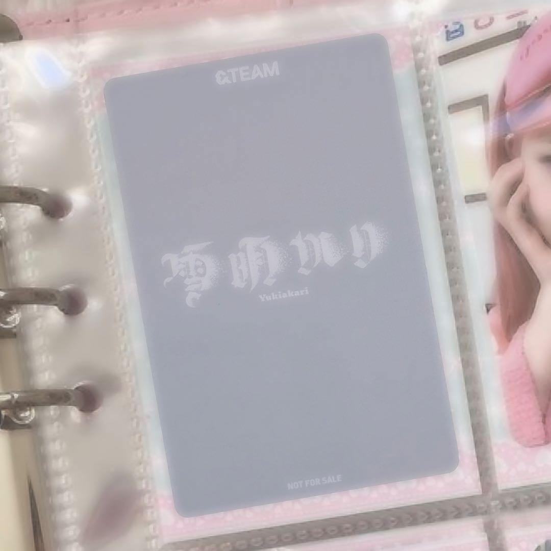 &team トレカ ウィジュ ニコラス コンイズ ユニット サイン会 雪明かり