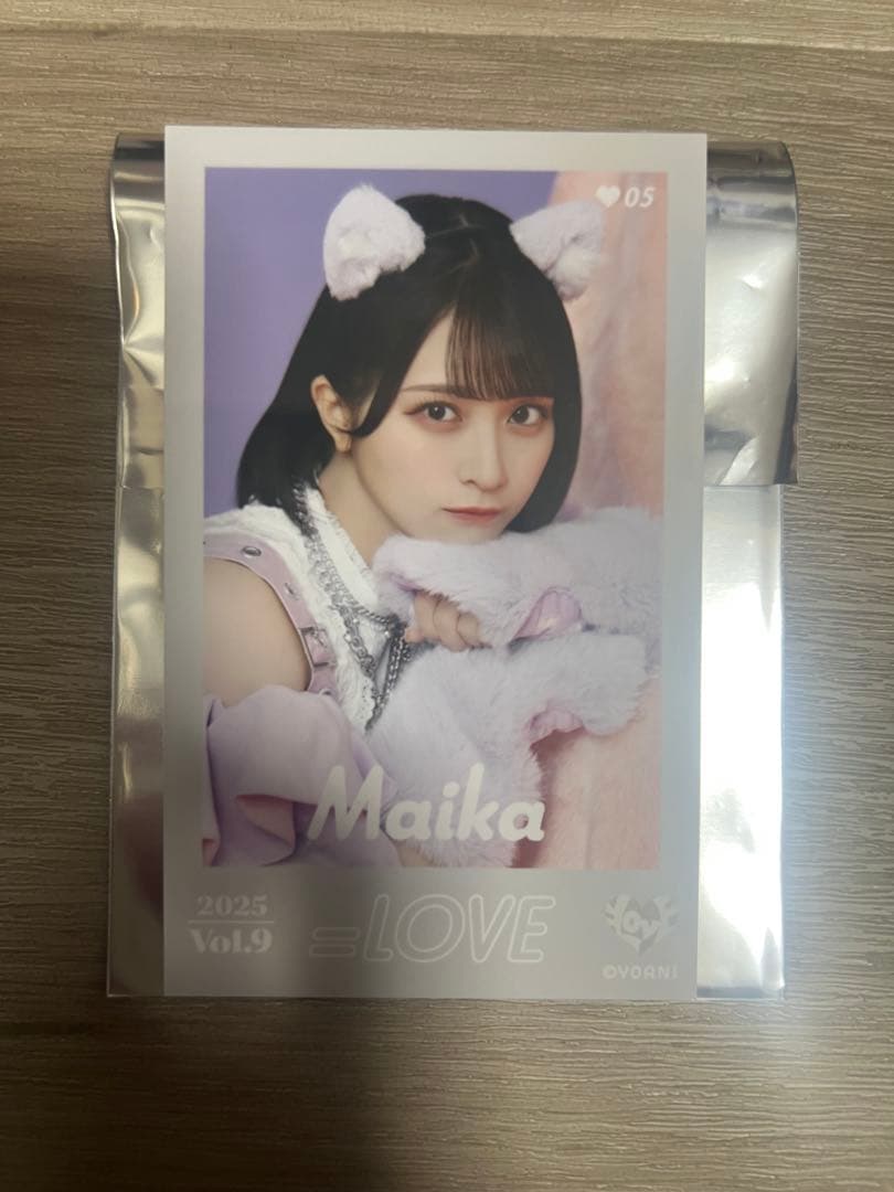 イコラブ ミニフォトカードVol.9 レア 佐々木舞香 猫衣装