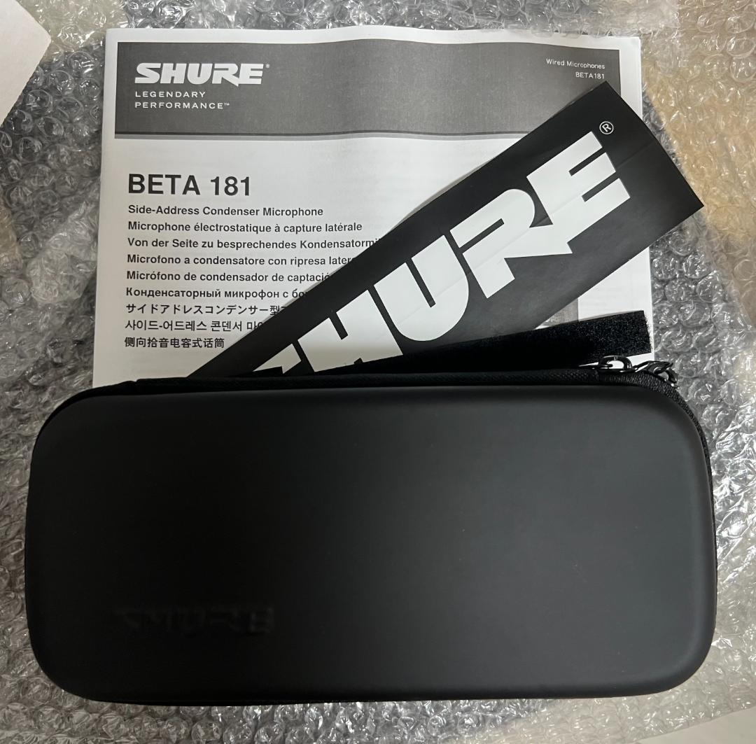 SHURE シュアー BETA181 サイドアドレス コンデンサーマイク