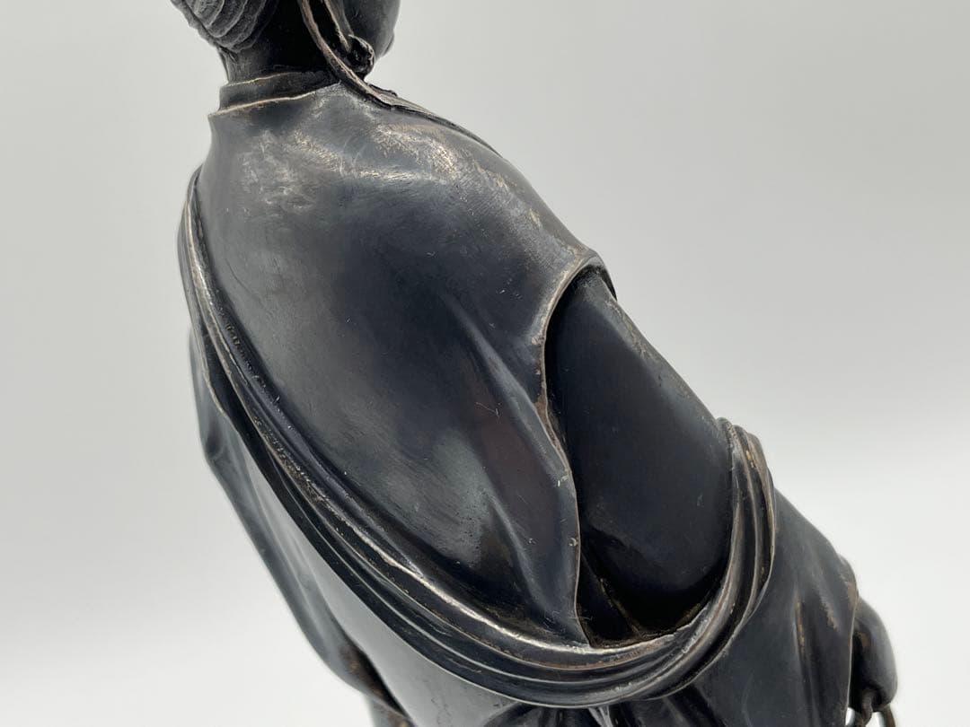 銀製品 骨董 魚藍観音 木箱付き