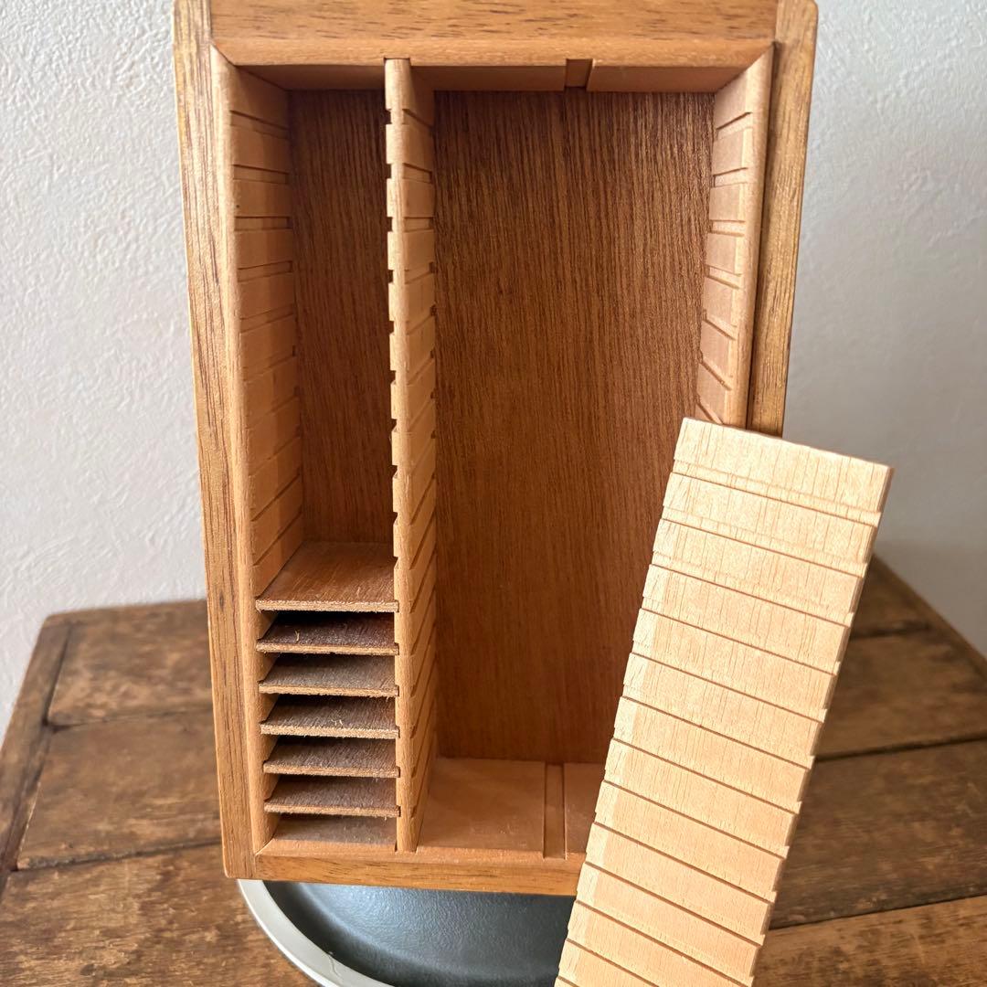 レトロ トナカイ印 印鑑タワー 回転式ゴム印ケース 古道具 ショー