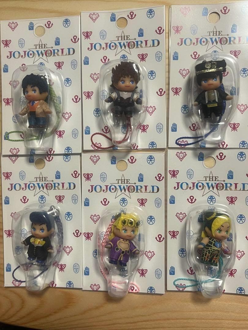 THE★JOJO WORLD キューピー ストラップ 6種コンプリートセット