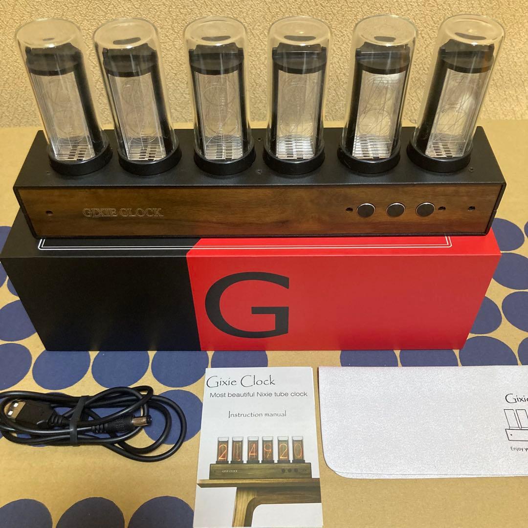 Gixie Clock】 ニキシー管風置き時計 初代