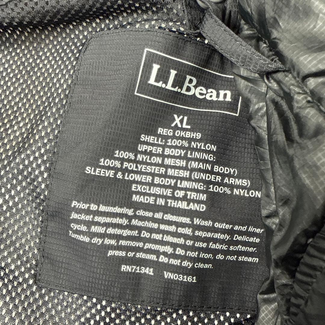 llbean ナイロンジャケット マウンテンパーカー プリマロフト中綿