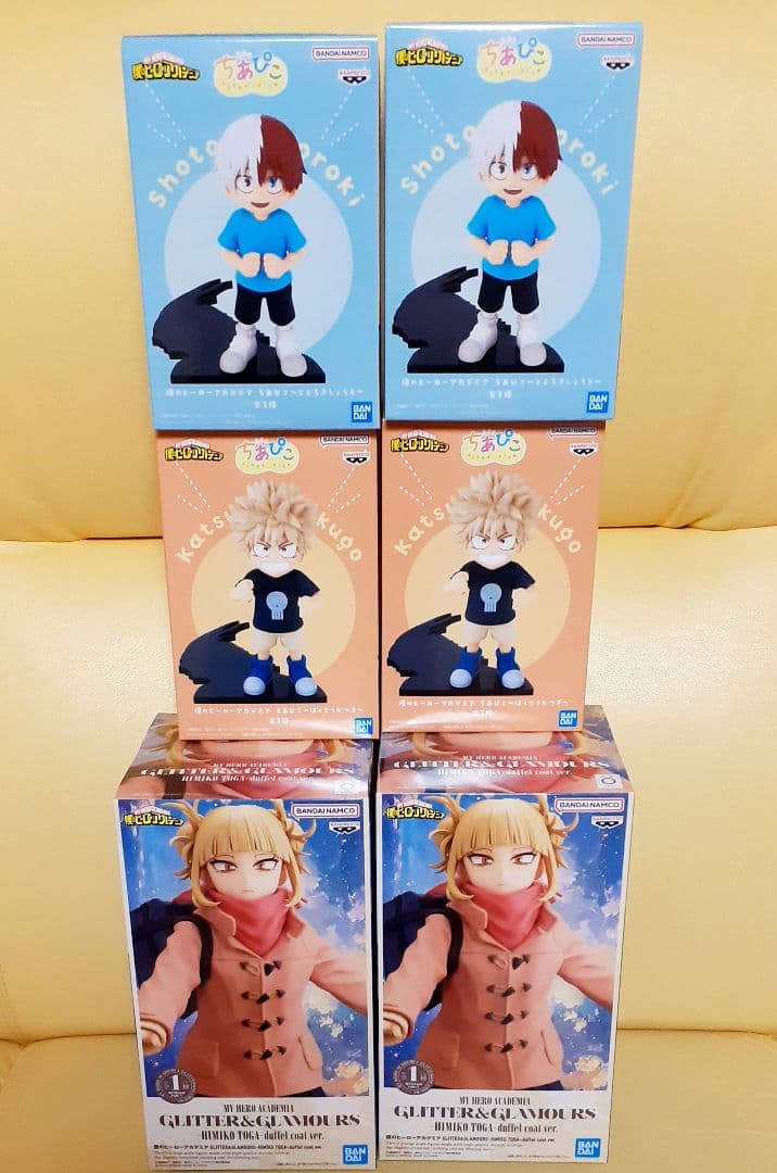 6体セット 僕のヒーローアカデミア ちあぴこ他 プライズ フィギュア