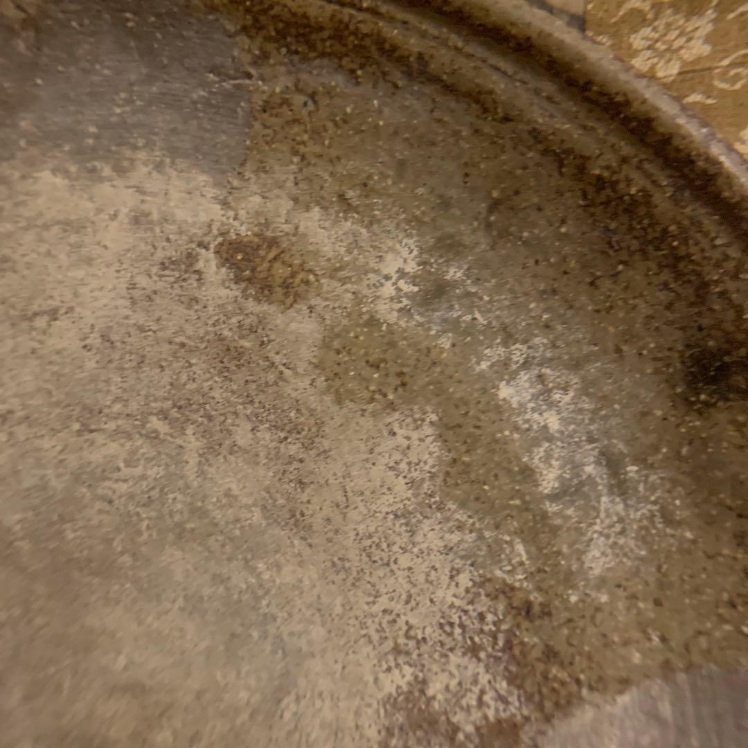 備前焼　金重陶陽 大皿 分銅印　カセ胡麻 大珍品 242