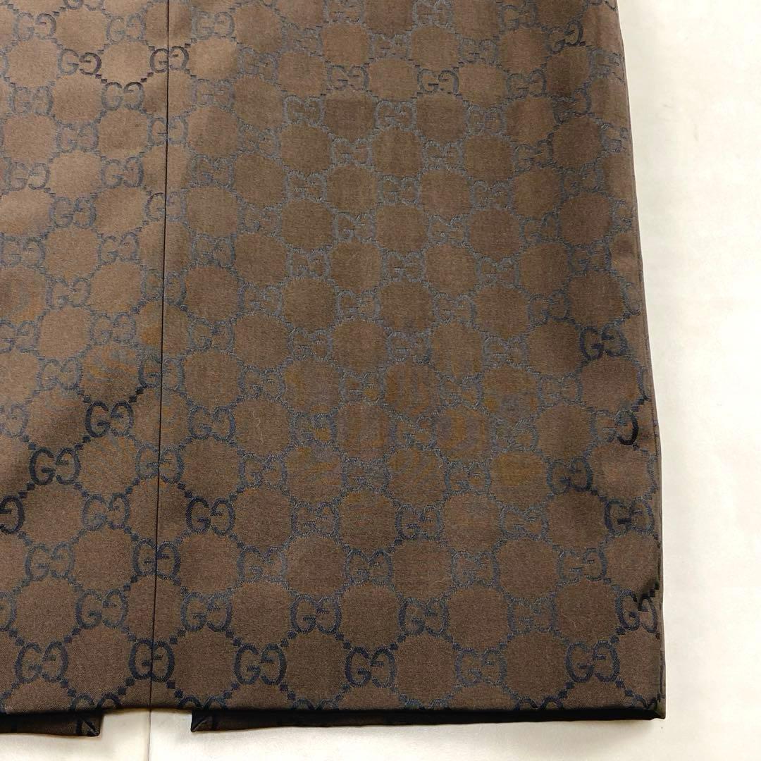 極美品 GUCCI GG柄 モノグラム スカート フロントポケット 40 L