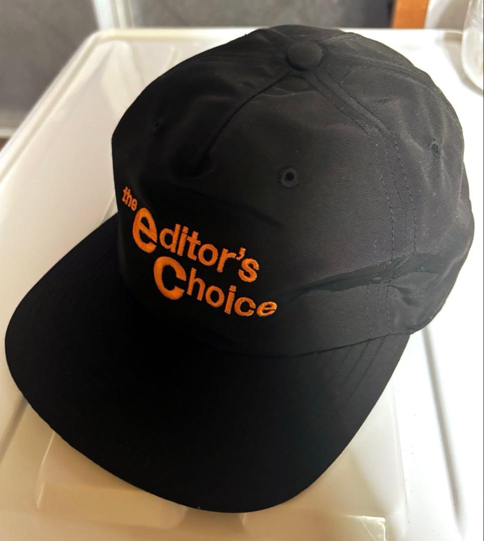 帽子 the Editors Choice the ec NYCO Big Cap the editor's choice NYCO Big Cap 黒キャップ