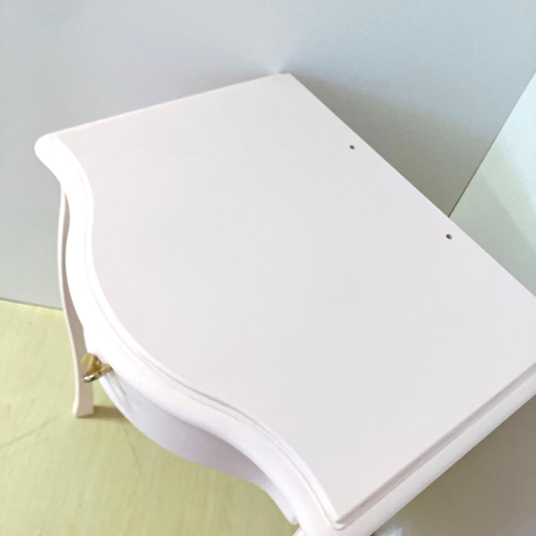 アンティーク調 ロココ調 ドレッサー コンソール ピンク 電源付き