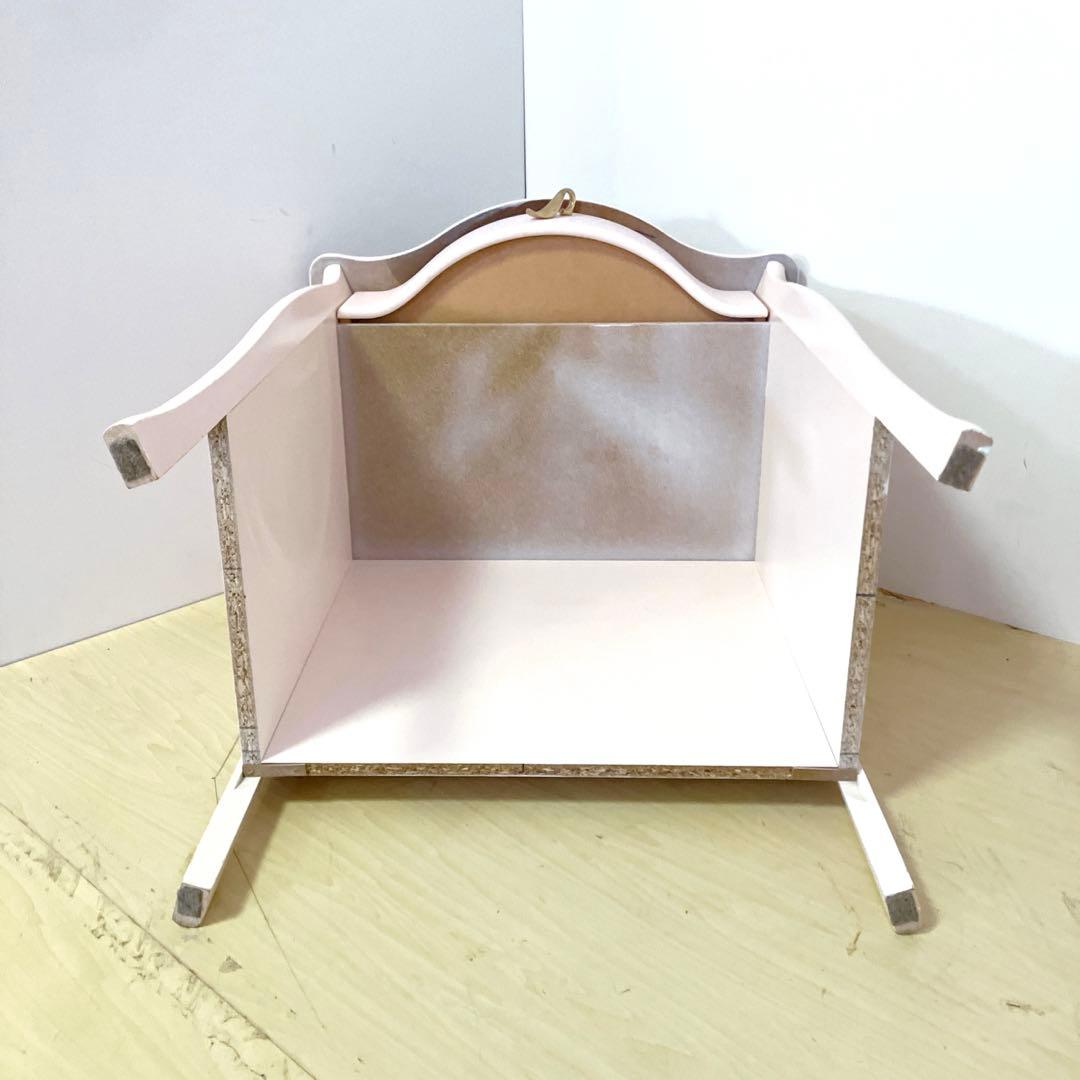 アンティーク調 ロココ調 ドレッサー コンソール ピンク 電源付き