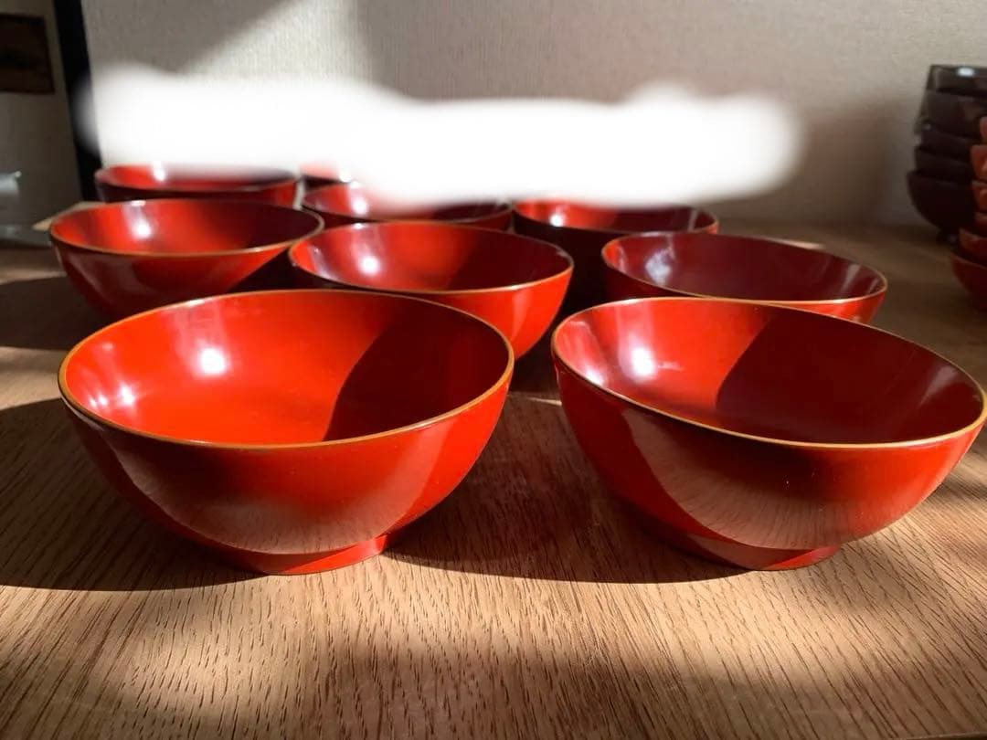 輪島塗 沈金蒔絵木製吸物椀5客 大正6年 時代物 縁起物 汁椀 - メルカリ