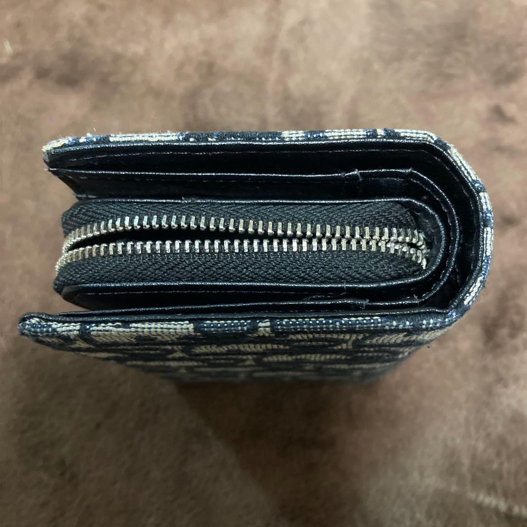 Christian Dior 三つ折り財布 ロゴパターン