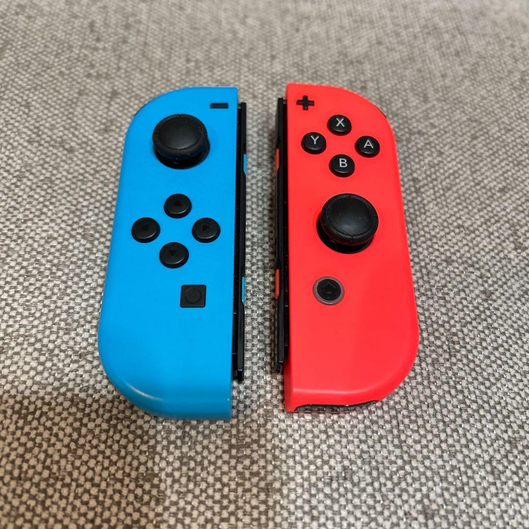 【美品】 Nintendo Switch 本体 ネオンブルー/レッド 完備品