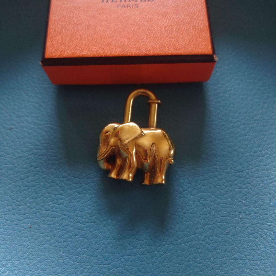 ■値下■HERMES エレファント カデナ ゴールド エルメス