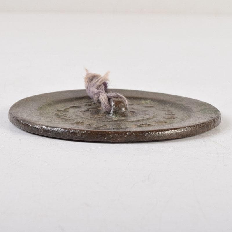 中国 古銅青銅 銅鏡 古鏡 紙鎮 文鎮 時代箱 M R9324