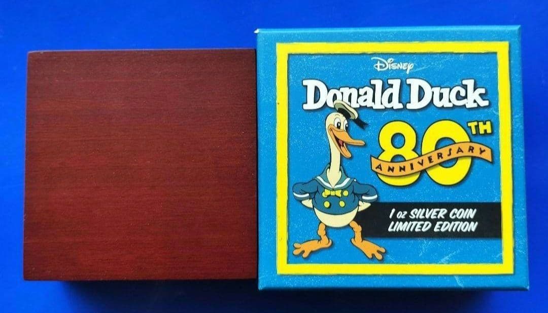 ドナルドダック80周年記念銀貨（2014年ニウエ） - メルカリ