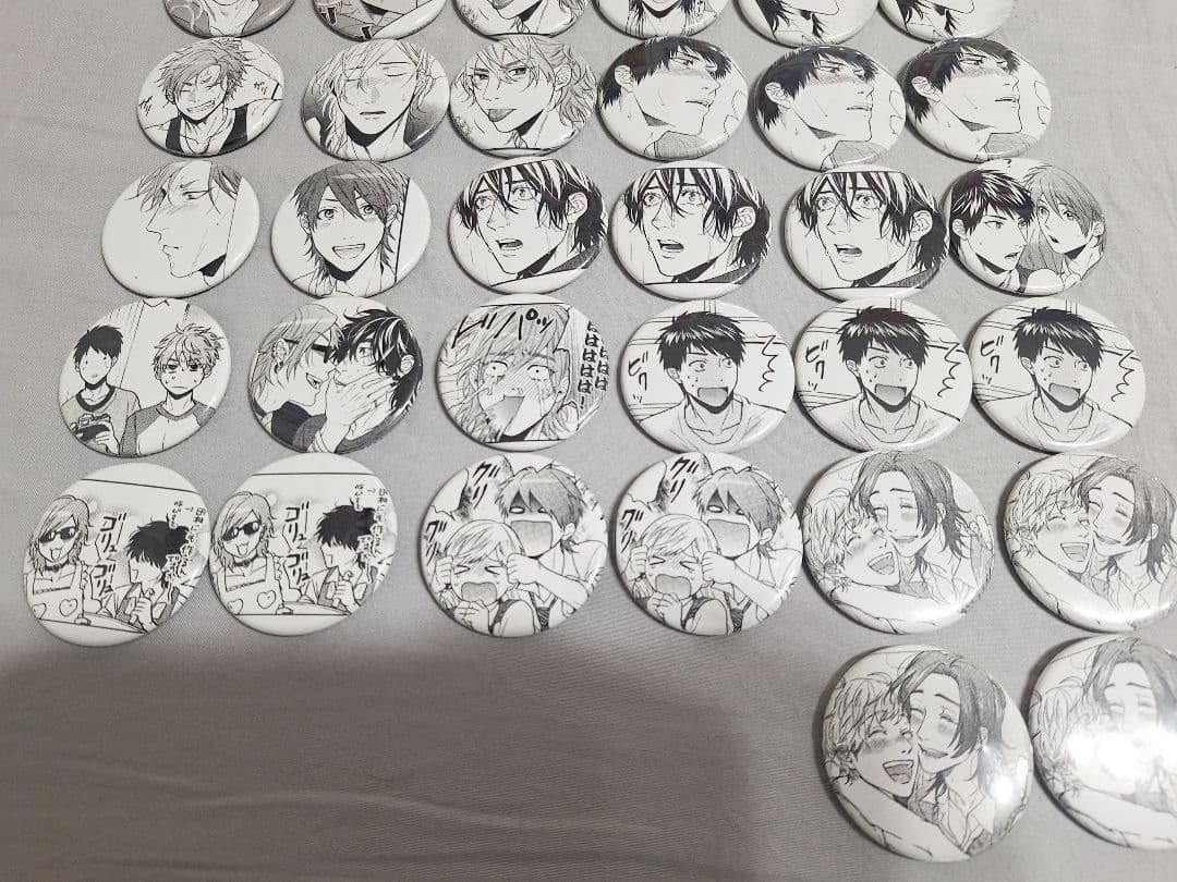 ヤリチン☆ビッチ部 缶バッジ＆カード まとめ売り おげれつたなか 個展 レア