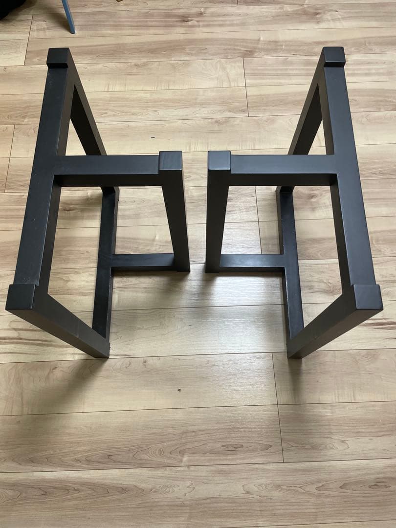 1枚板用テーブル脚 2個1セット T型　日本製 Amazon.co.jp: 一枚板用脚 2本セット アイアン脚 テーブル用