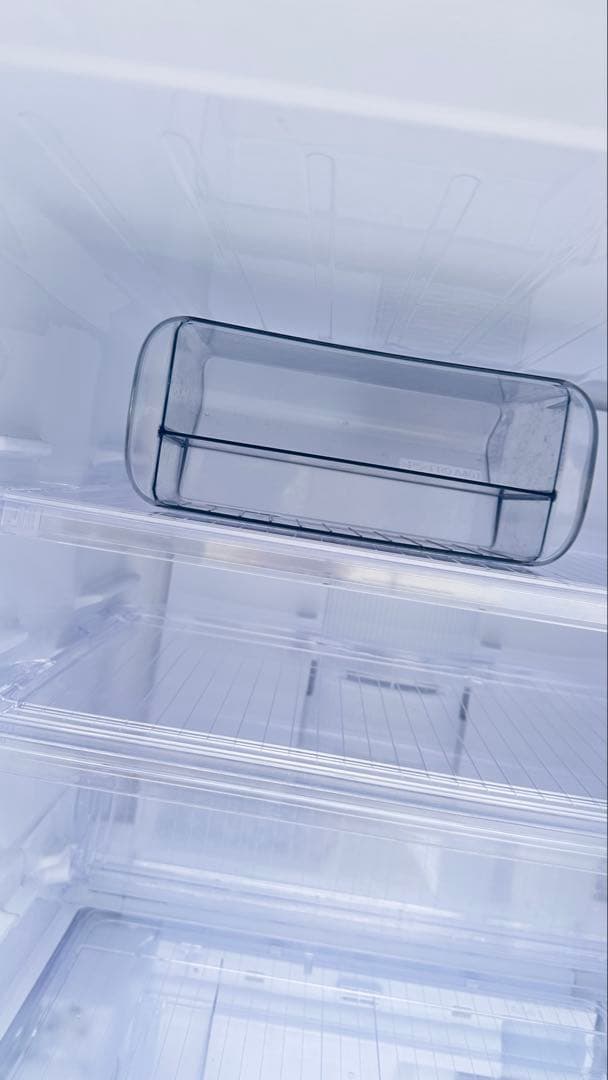 【井上】ブラウン 3ドア冷蔵庫 ガラス扉