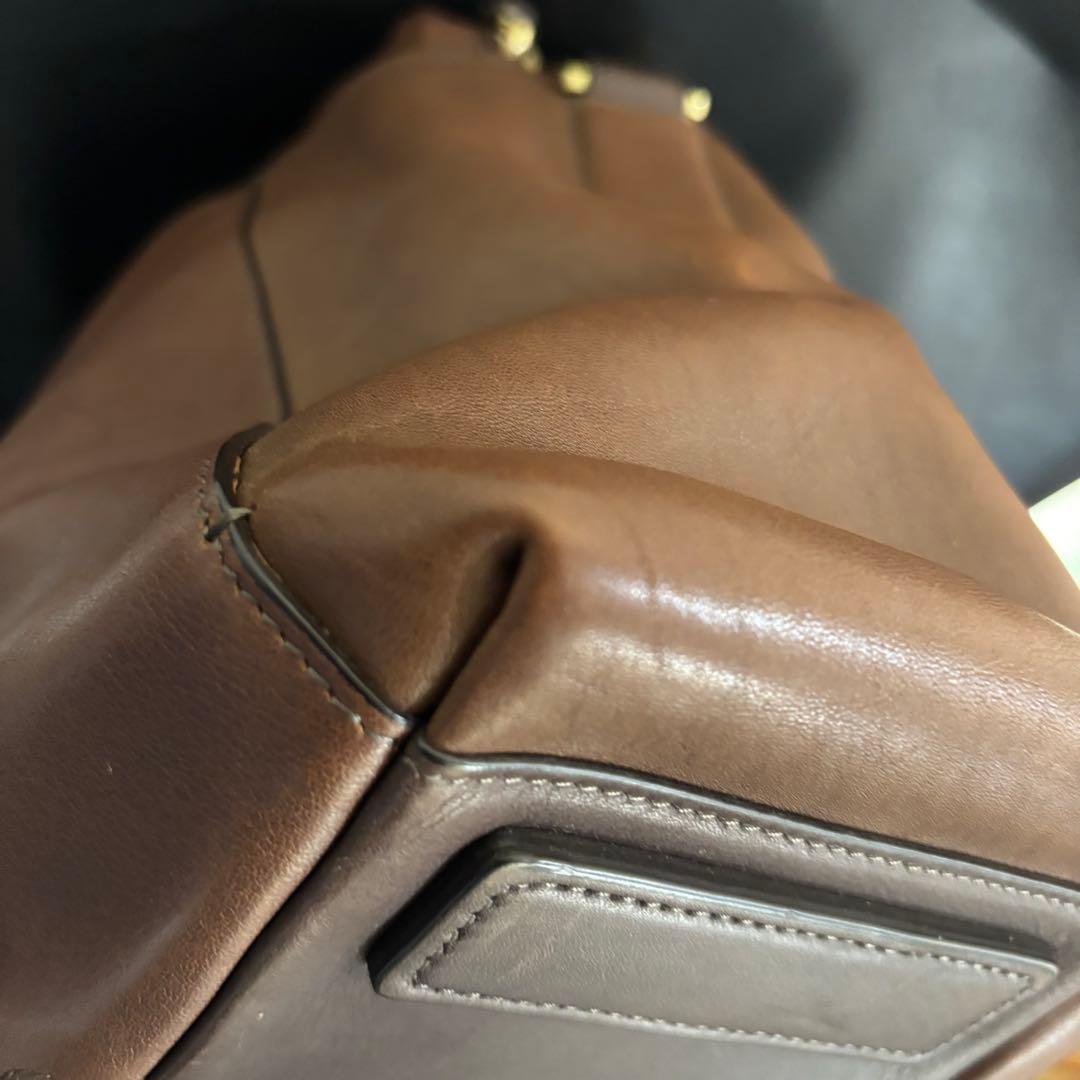 TUMI 68560D BEACON HILL レザー本革 ブリーフ　ビジネス茶