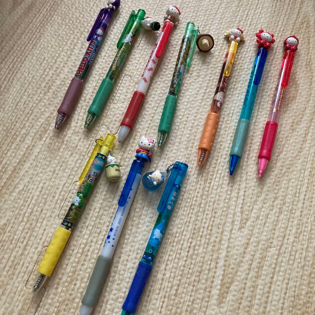 平成レトロ】ご当地キティ ボールペン シャーペン 10本セット まとめ