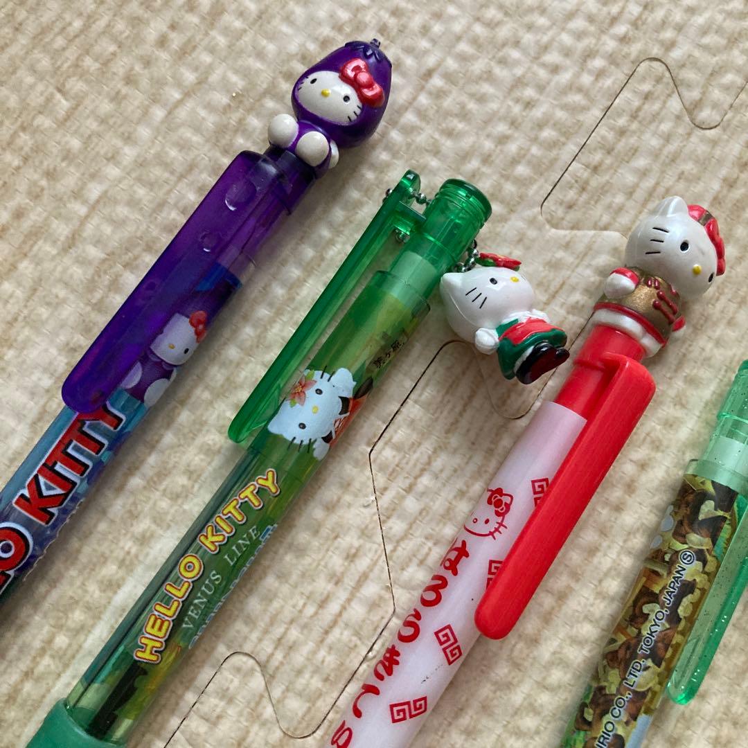 平成レトロ】ご当地キティ ボールペン シャーペン 10本セット まとめ
