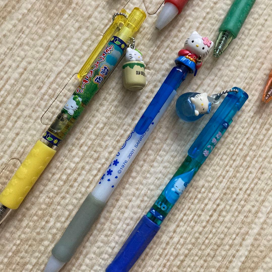 平成レトロ】ご当地キティ ボールペン シャーペン 10本セット まとめ