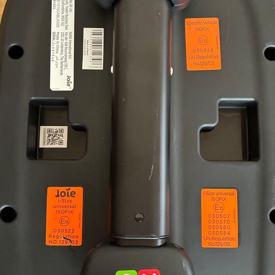 美品 joie アイ・スナグ2＋アイ・ベースラックス2 セット ISOFIX固定