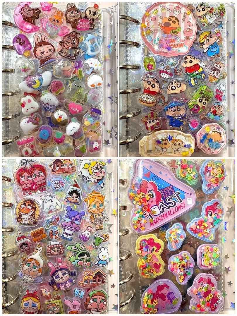 【シール帳♡8冊セット51ページ以上】 シール帳 完成品 シール 平成 平成女児