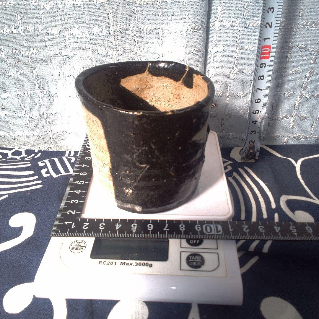 骨董2 黒茶碗 小振り