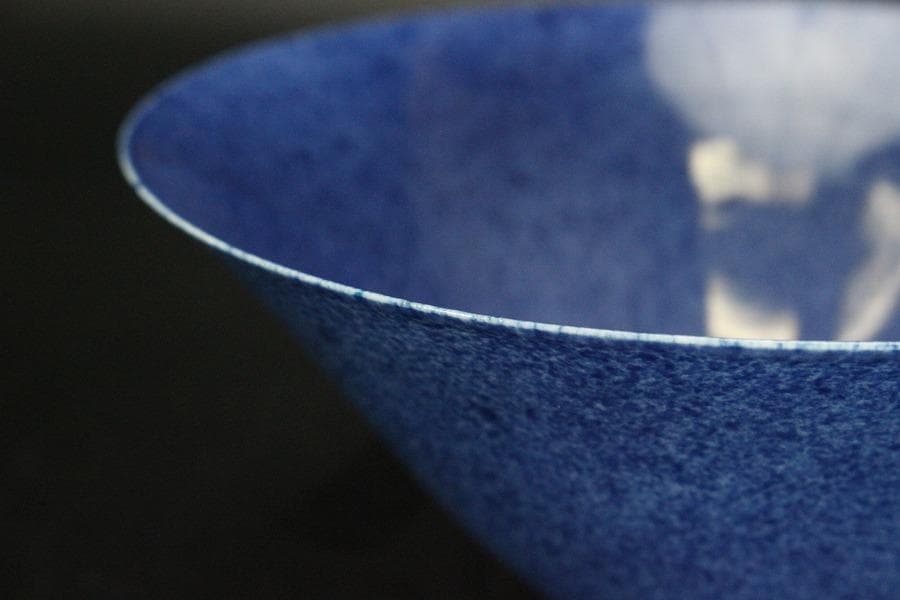 中国美術 唐物 南京吹墨 菓子器 碗 乾隆年製 瑞雲居珍蔵 書箱(RC908)