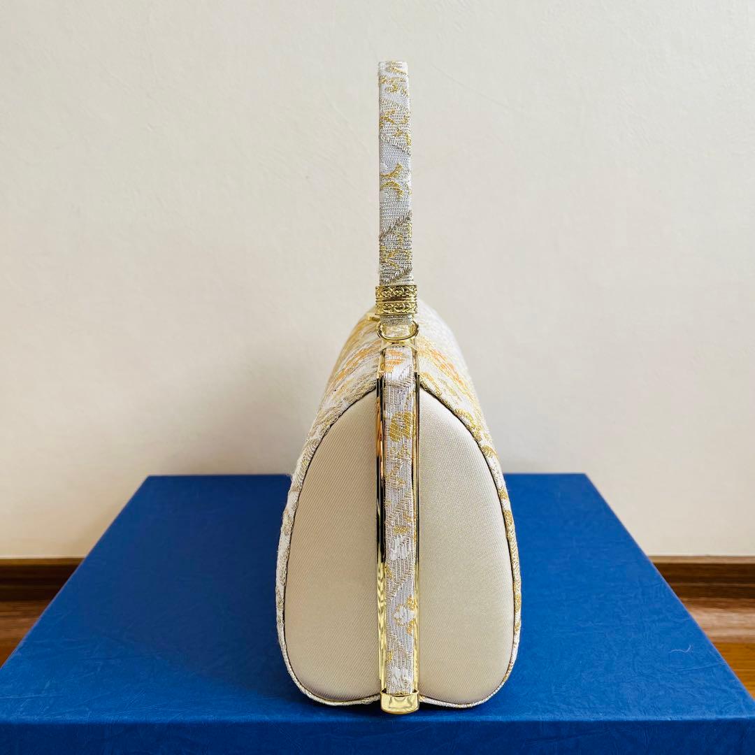 【未使用品】　フォーマルバッグ　草履　成人式　振袖　黒留袖　結婚式　Ｌサイズ