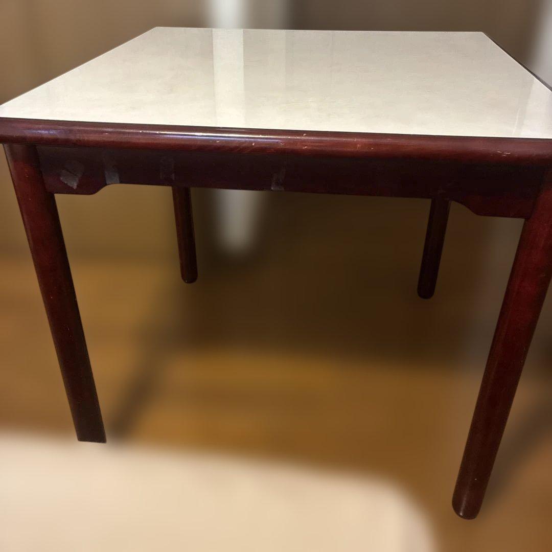 ダイニングテーブル　正方形　（カリモク風）