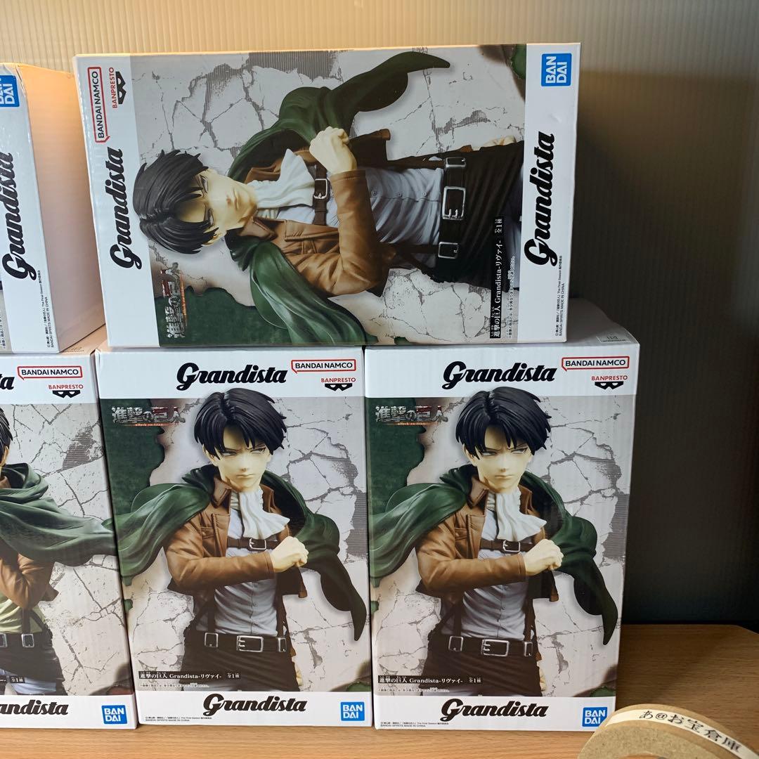 進撃の巨人 Grandista リヴァイ エレン フィギュア 6個セット