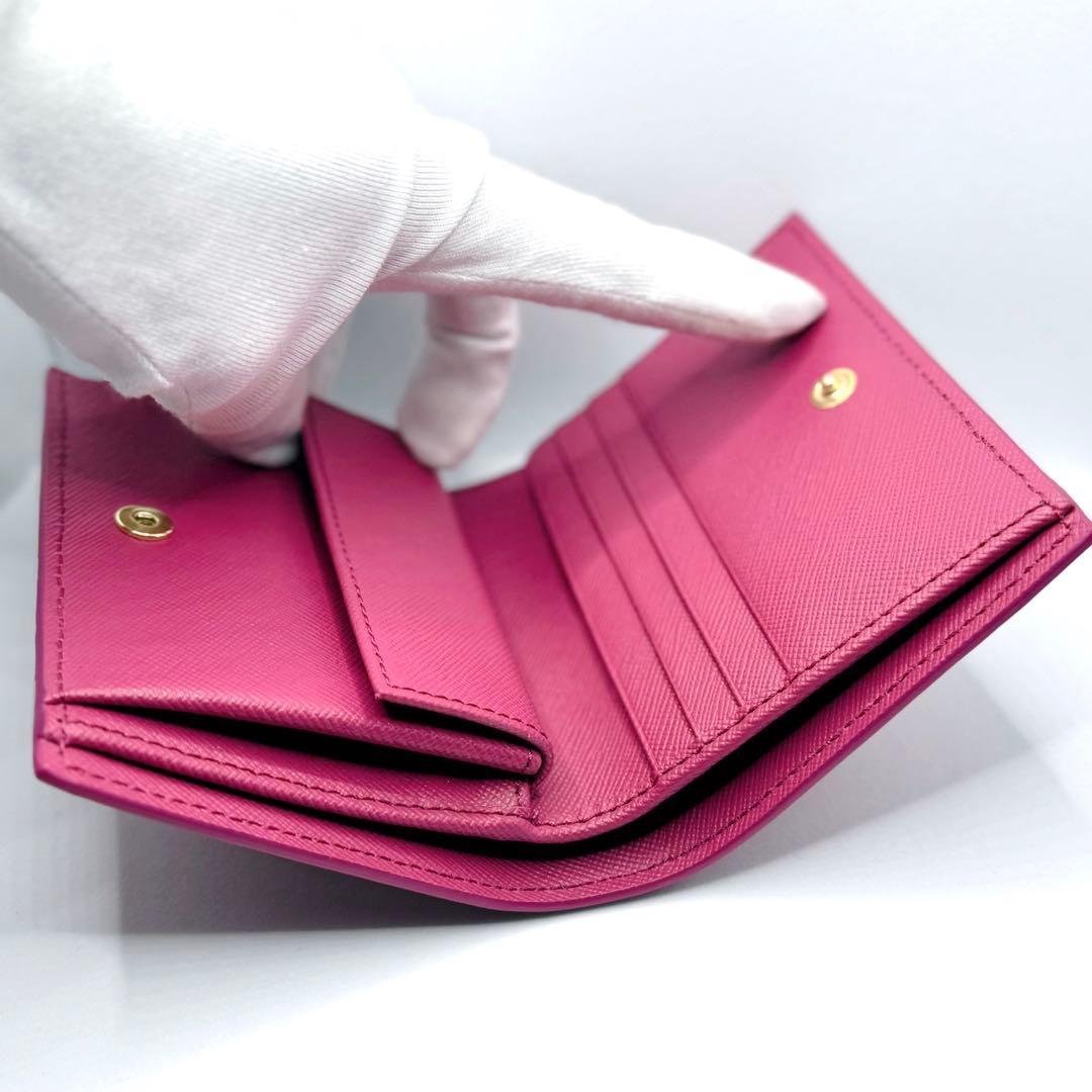 【新品未使用】希少 MARNI マルニ サフィアーノ ウォレット コンパクト財布