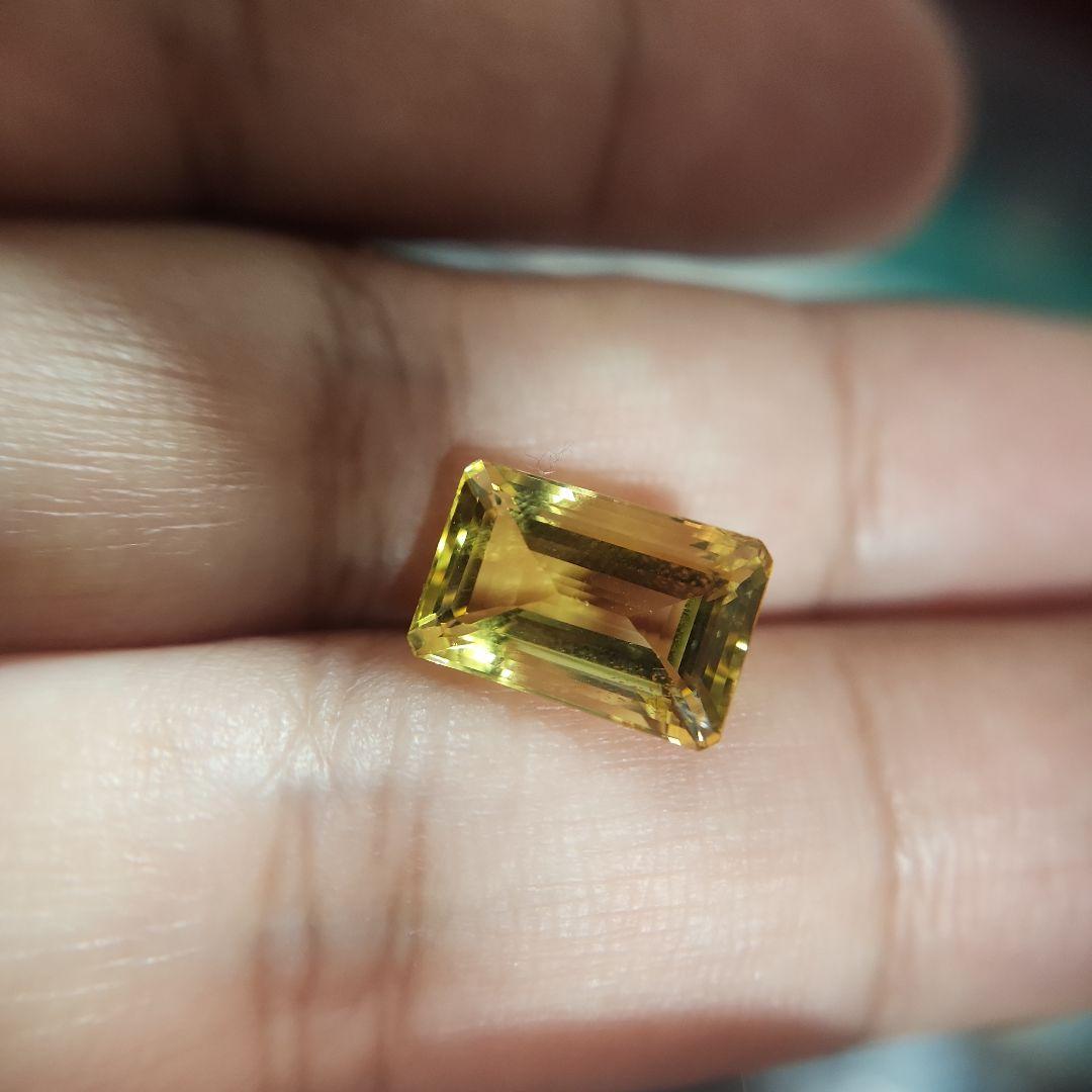 特大！天然イエローベリル 4.428ct
