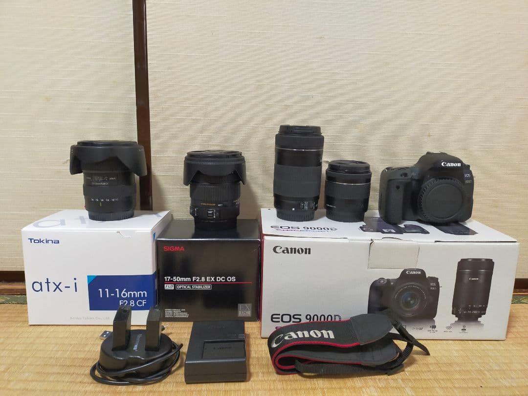 Canon キャノン EOS 9000D 高倍率ズームレンズセット デジタル一眼レフ