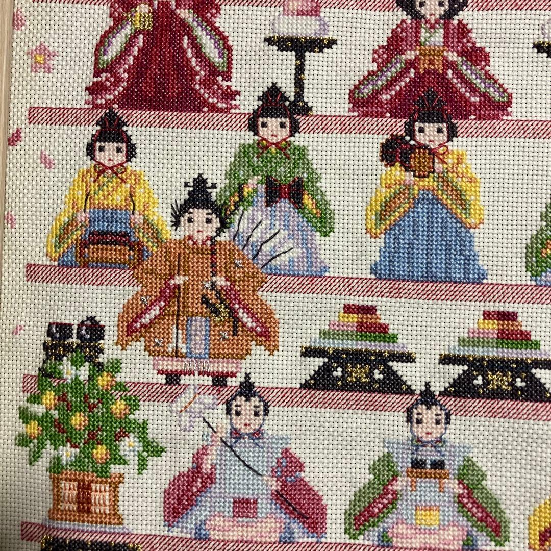 ホビーラホビーレクロスステッチ　雛段飾り