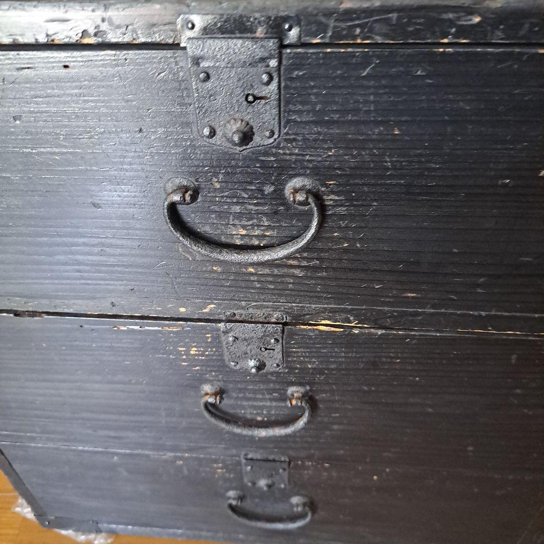 明治12年 お誂え箪笥 鍵付 6段 引き出し 武田庄右衛門依頼