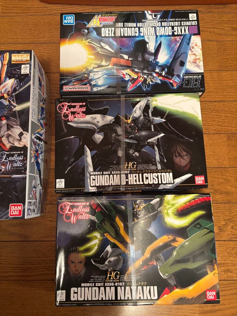 ⑧ MG ウイングガンダム EW版などのガンプラ4点セット！