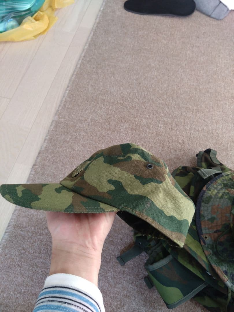 ロシア軍 6sh104、フローラケピ帽 実物