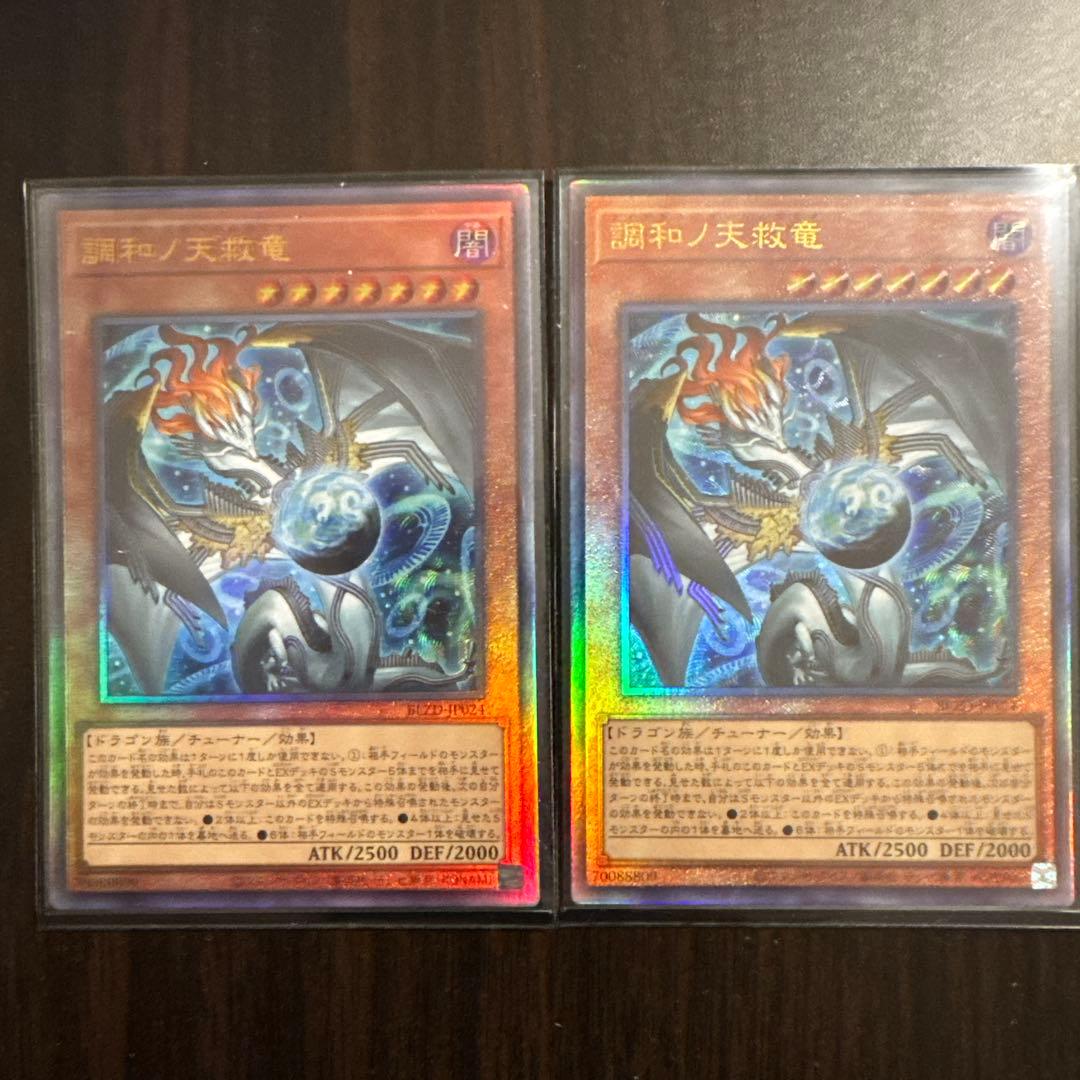 遊戯王 調和ノ天救竜 フィドラウリス＝ハルモニア レリーフ2枚 - メルカリ