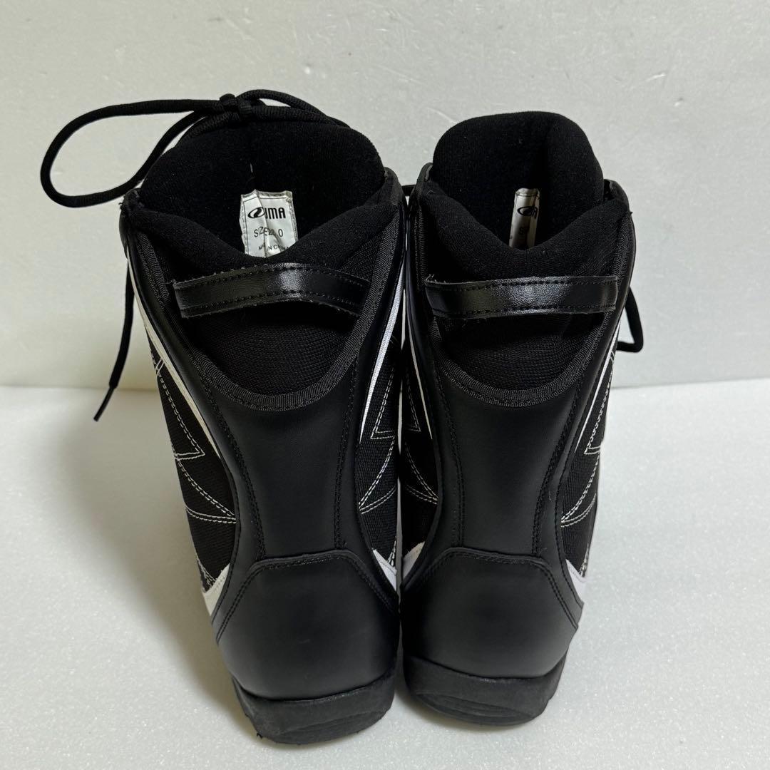 美品スノーボードブーツ28CM男性用黒色ブラック ズーマ初心者簡単格安２８センチ