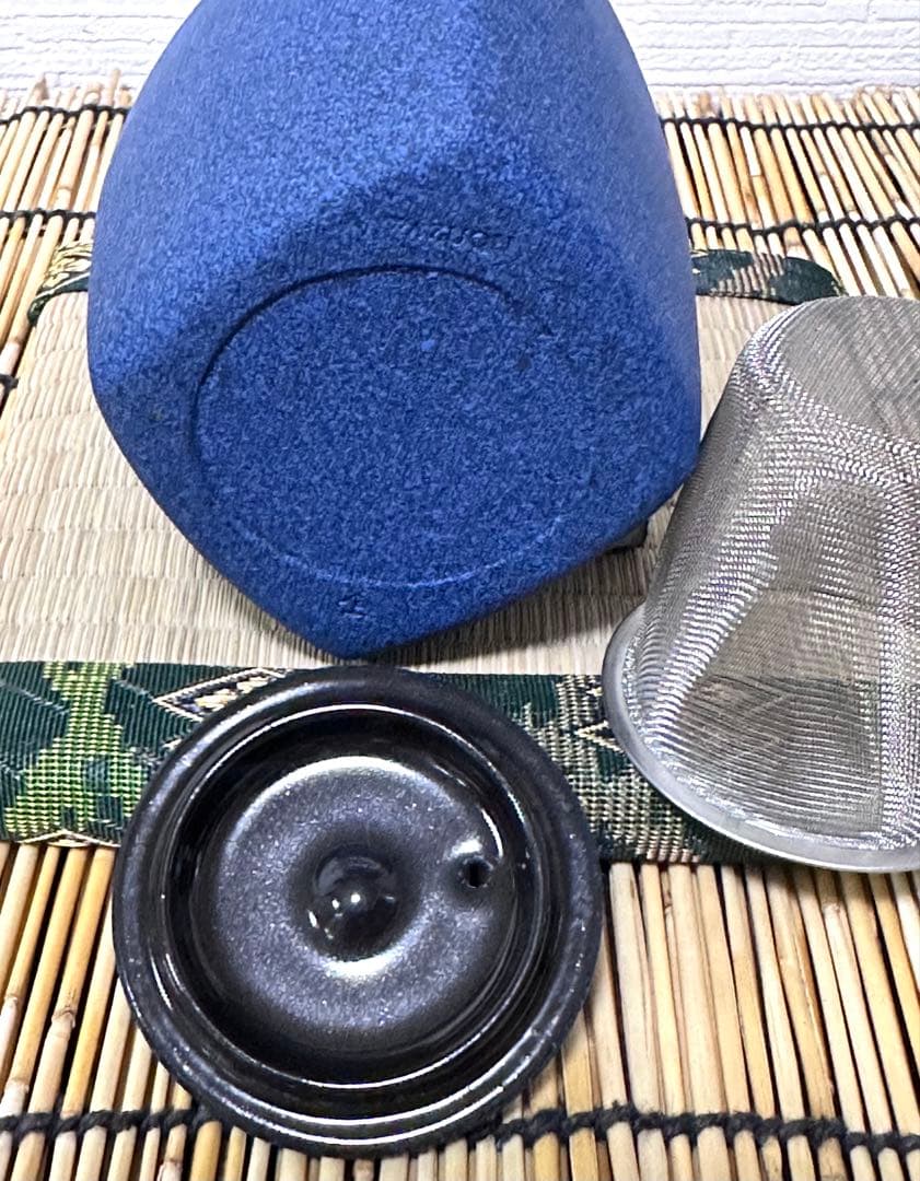 菊地保寿堂奥山清行デザインティーポット げんじss 茶托 月 4枚