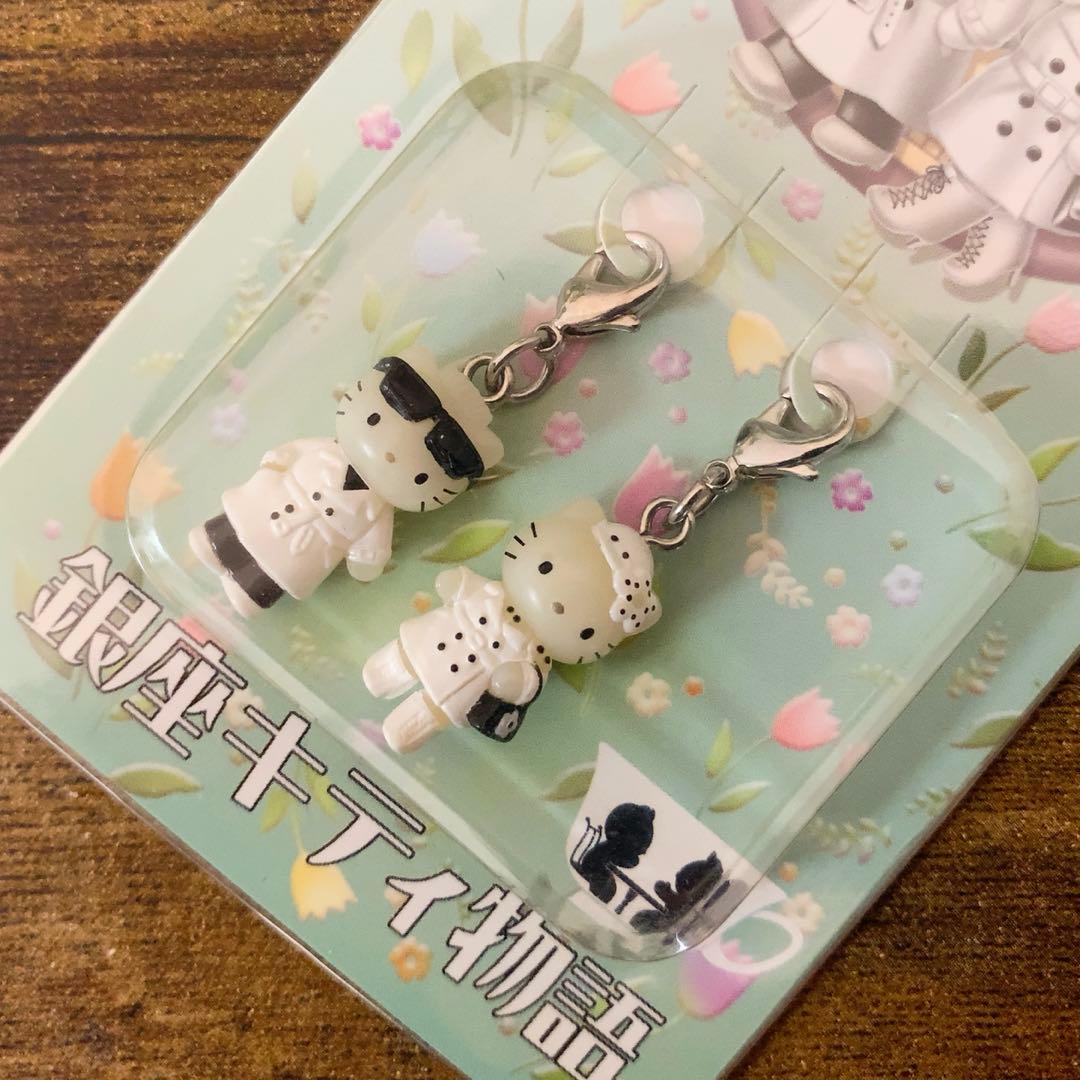 【希少レア】ご当地　ハローキティ ペア　銀座キティ物語 ファスナーマスコット