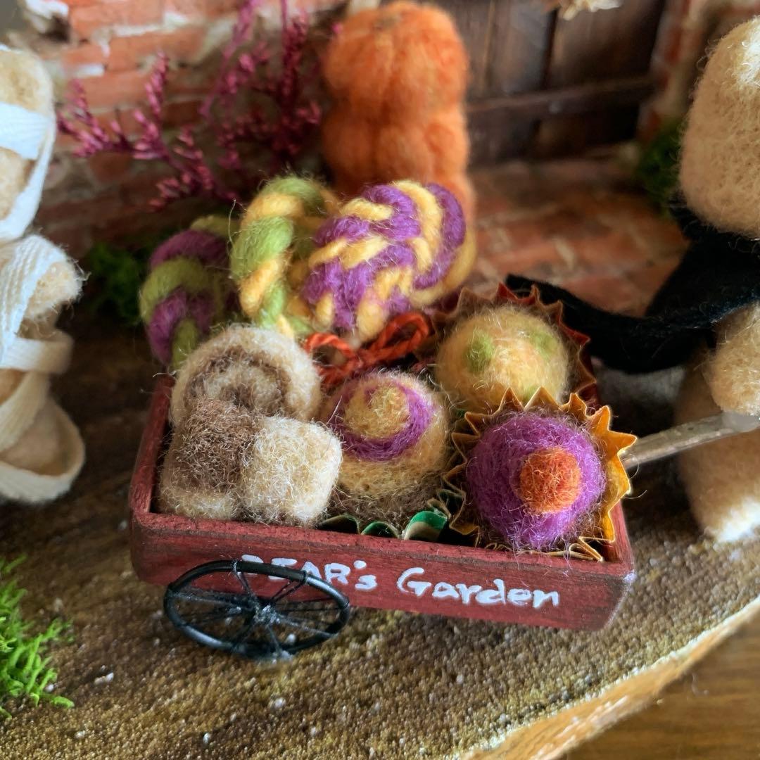 s*o様 羊毛フェルト ハロウィン くまさん兄弟