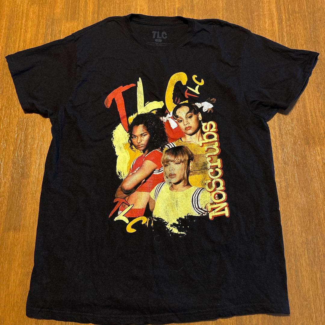 TLC グラフィックプリント Tシャツ ブラック XL vintage - メルカリ