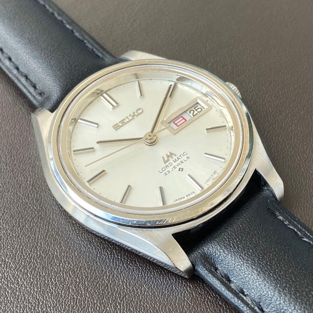 SEIKO ロードマチック LM 56系 新品Sガラス 精度良好 1971.Ju